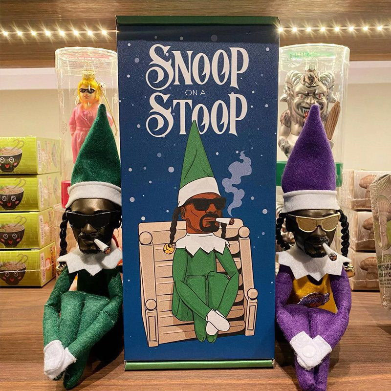 Snoop on stoop Christmas Elf Doll