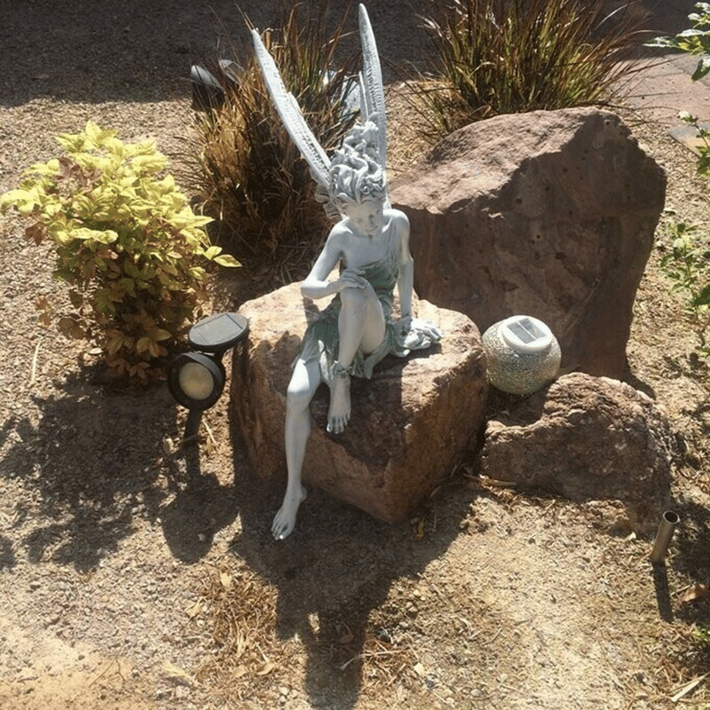 Sitting Fairy Statue