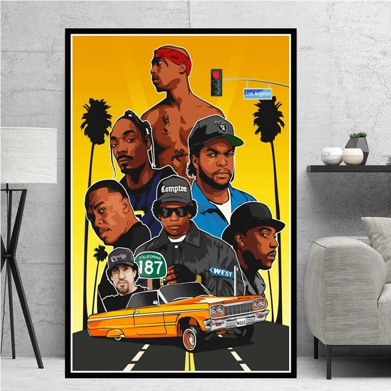 Rapper Home Decor Painting  Poster