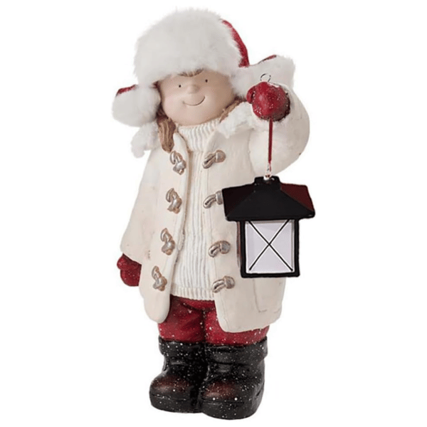 🔥Flash Sale - 49% OFF 🎄Children with Solar Lantern Figurines