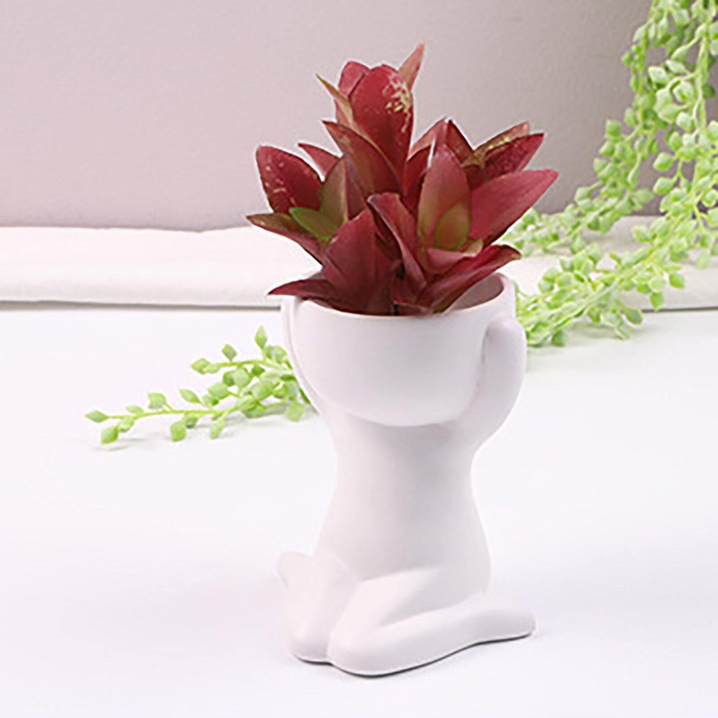 Little Human Ceramic Succulent Planter