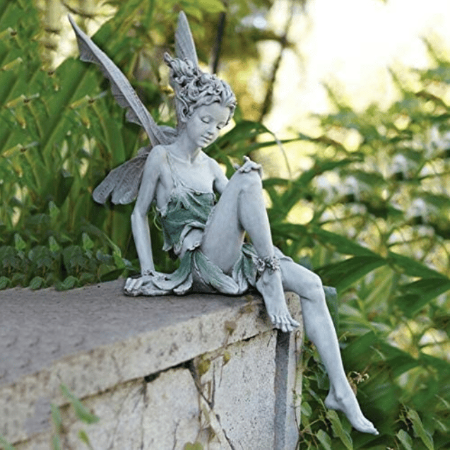 Sitting Fairy Statue