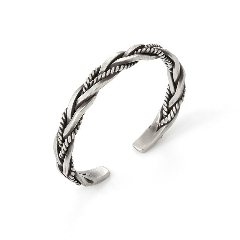 ''Embrace the future'' Twists and Turns Bracelet
