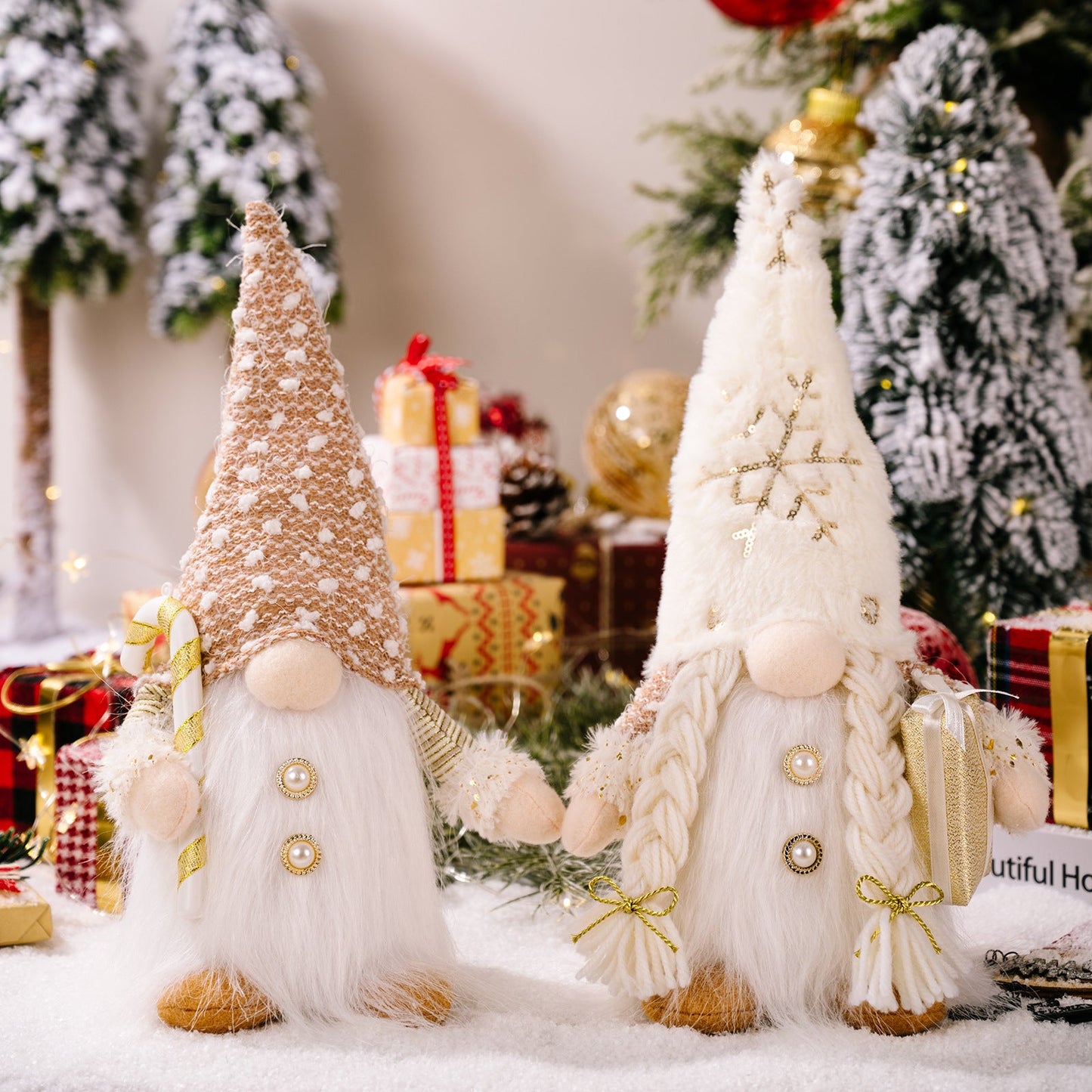 Christmas Glowing Snowflake Gnome