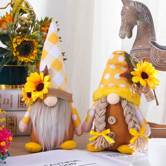 Sunflower Harvest Gnome