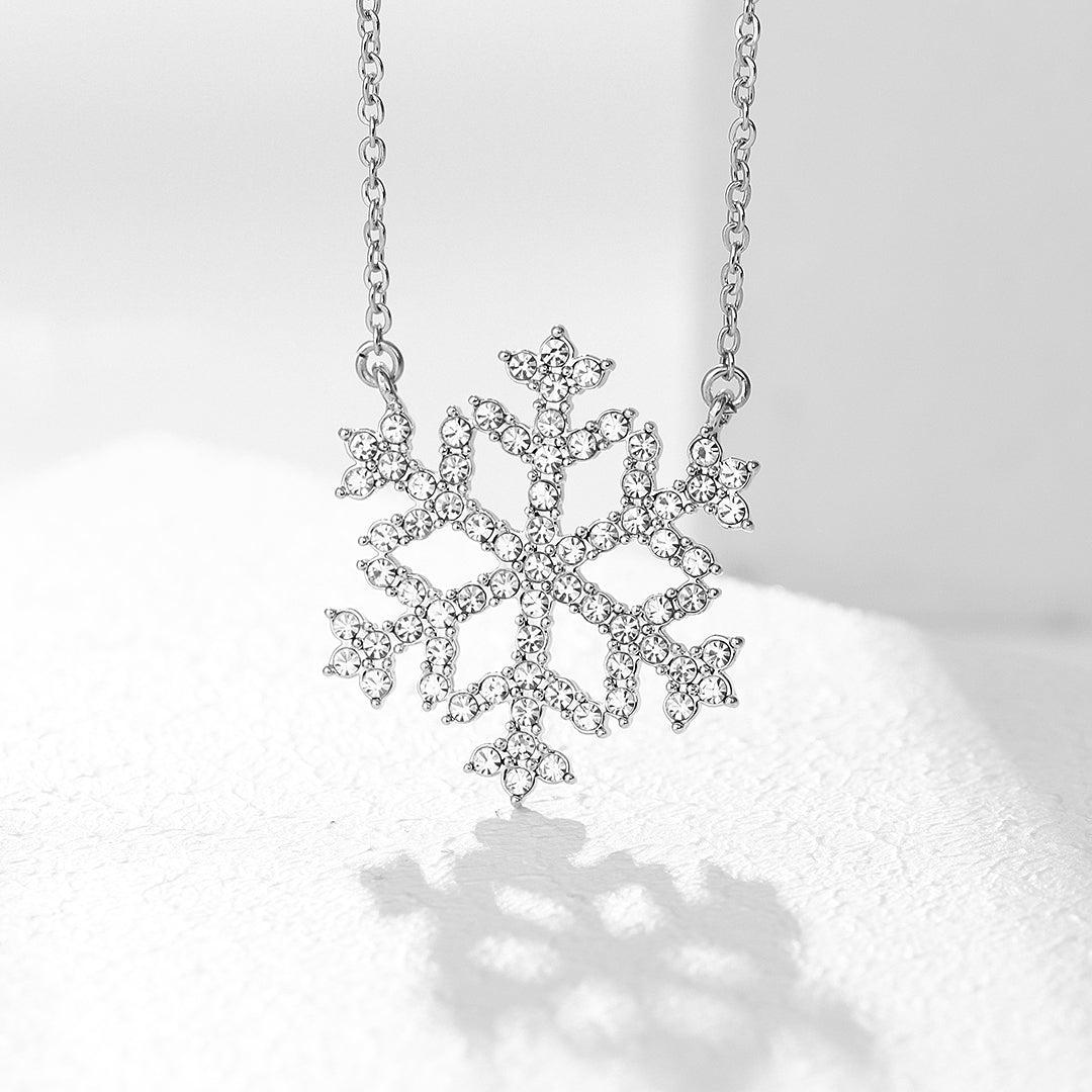'' We are like a snowflake '' Snowflake Necklace