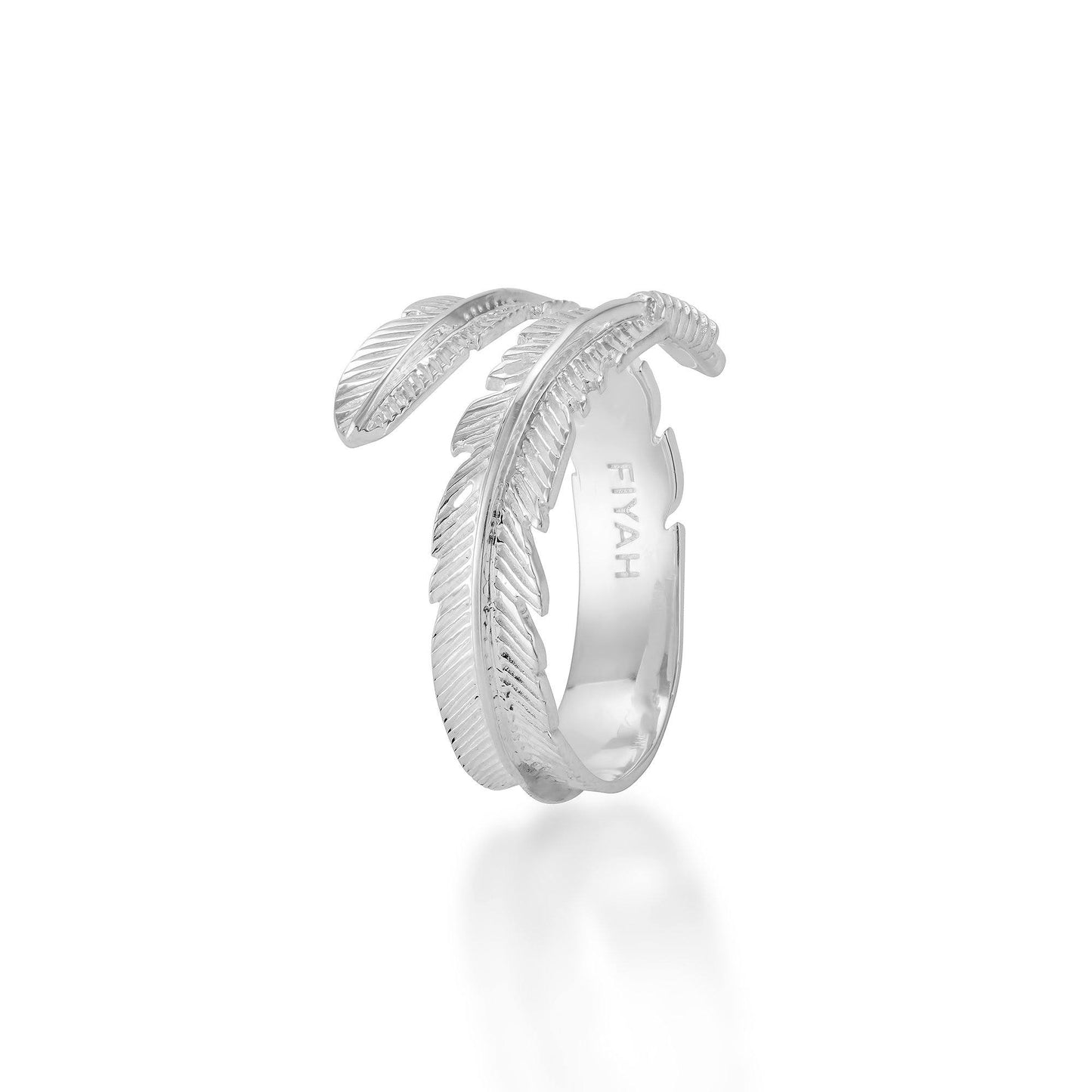 '' I Will Be Always Here With You '' Plume Ring