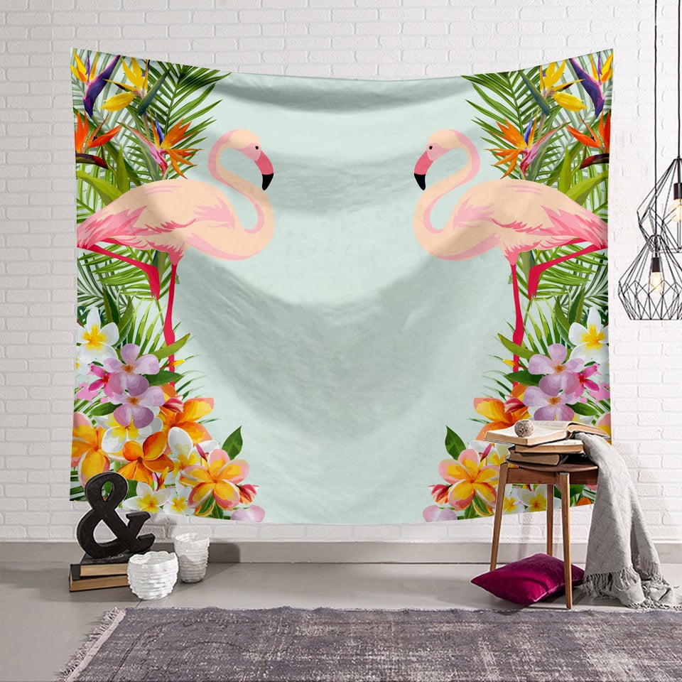 🎁Flamingo Style Wall Hanging Blanket ( 49% OFF Today )