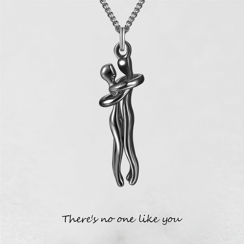 '' There's No One Like You '' Hug Necklace