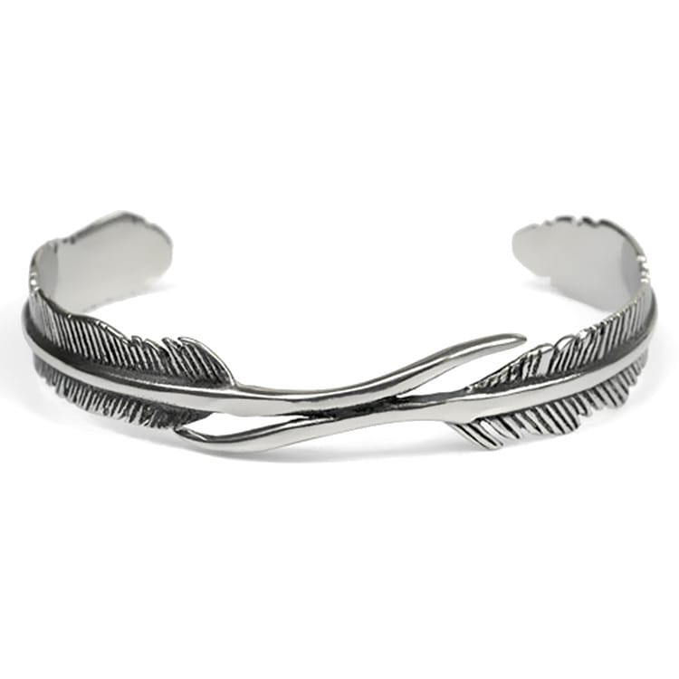 '' I will be always here with you '' Feather Bracelet