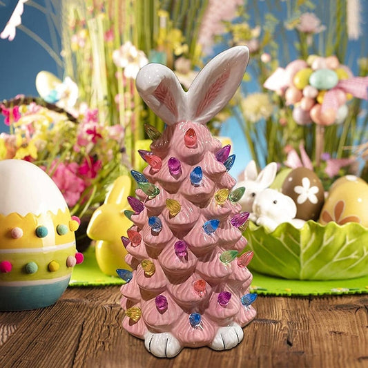 Last Day 75% Off 🐰Easter Pink Bunny Tree