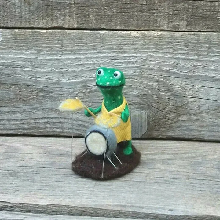 Hand-made Emmet Otter's Jug-Band Art Doll