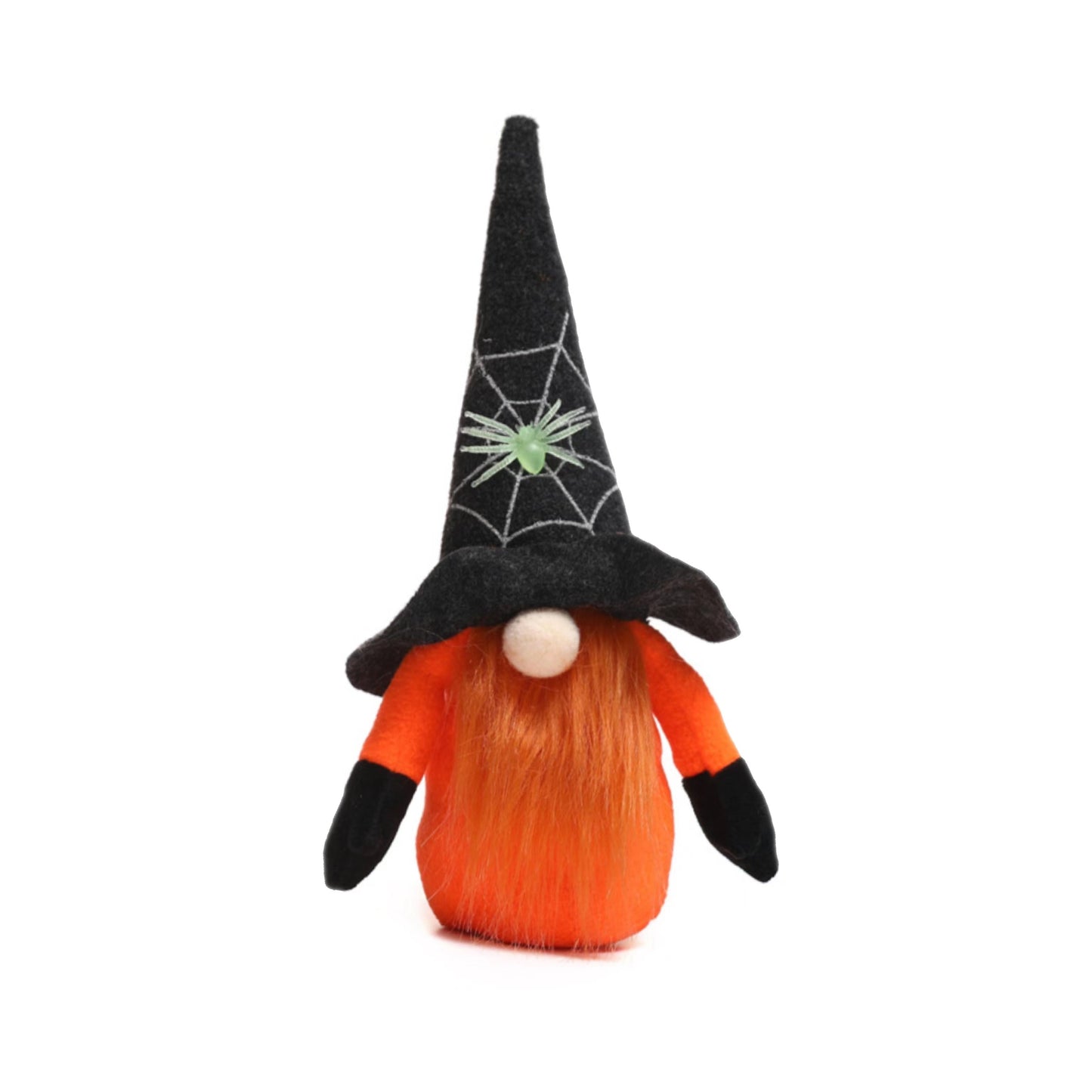 Chapeau de sorcière d'Halloween Gnome araignée