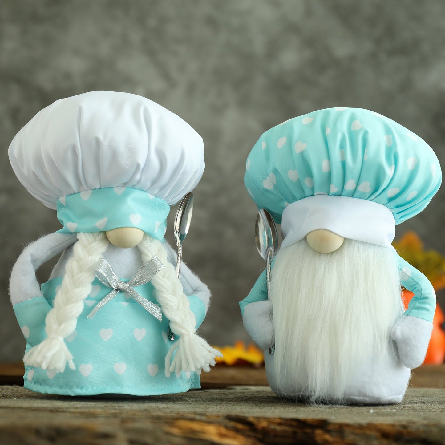 Lovely Blue Chef Gnome