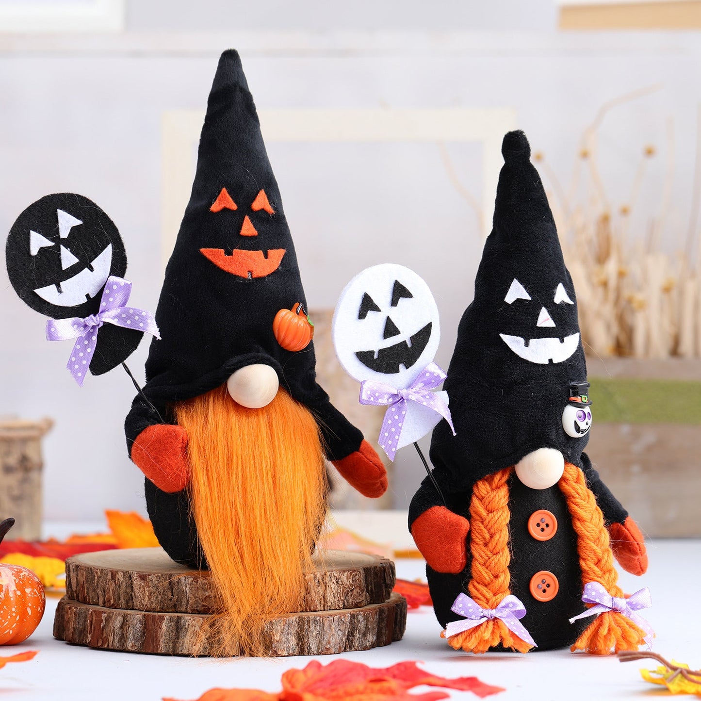 Halloween Black Gnome