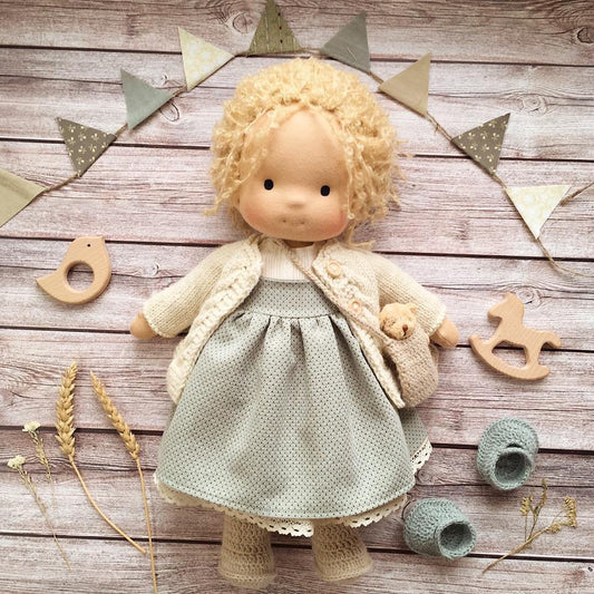 Handmade Waldorf Doll - Katherine