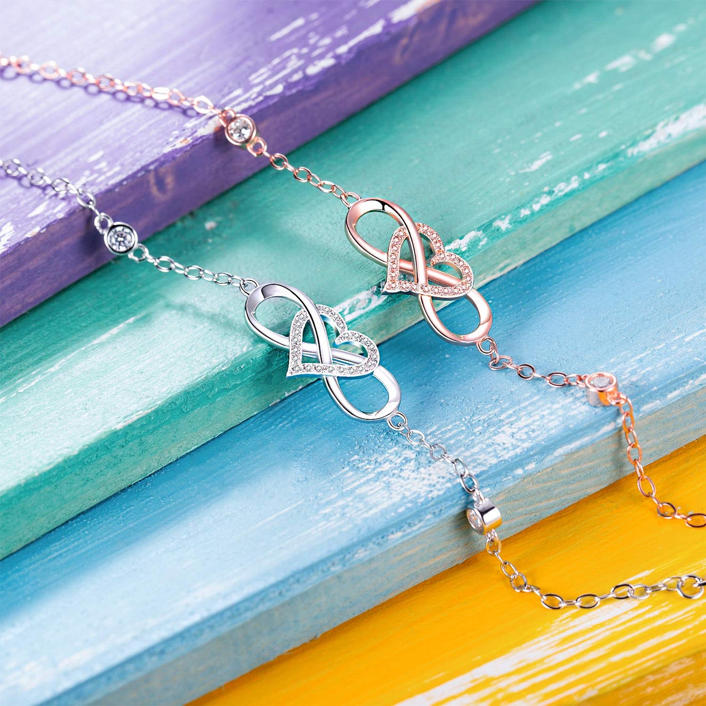 ''I Love You To Infinity And Beyond '' Infinity Love Necklace