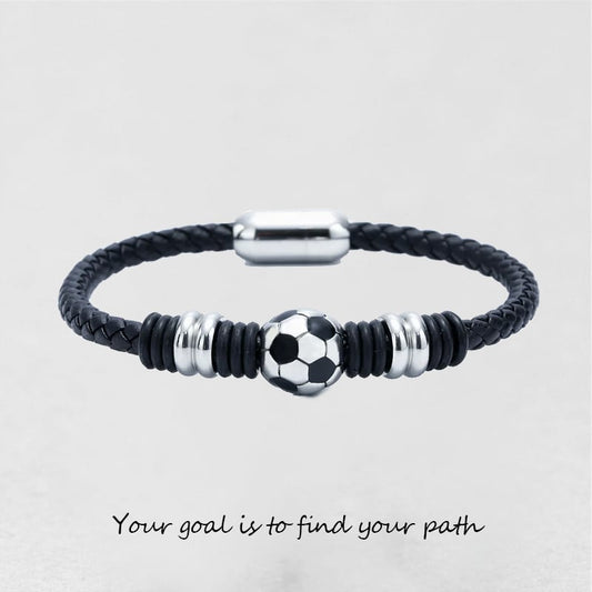 '' Find Your Path'' Football Bracelet