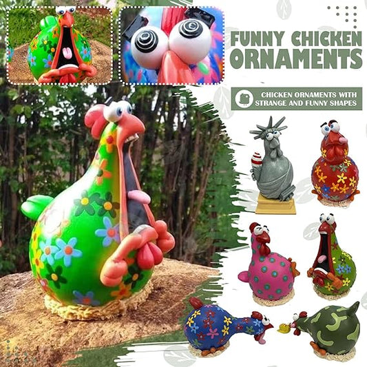 Silly Chicken Decor🎁Kaufen Sie 2 und erhalten Sie 10 % Rabatt und kostenlosen Versand🎉 