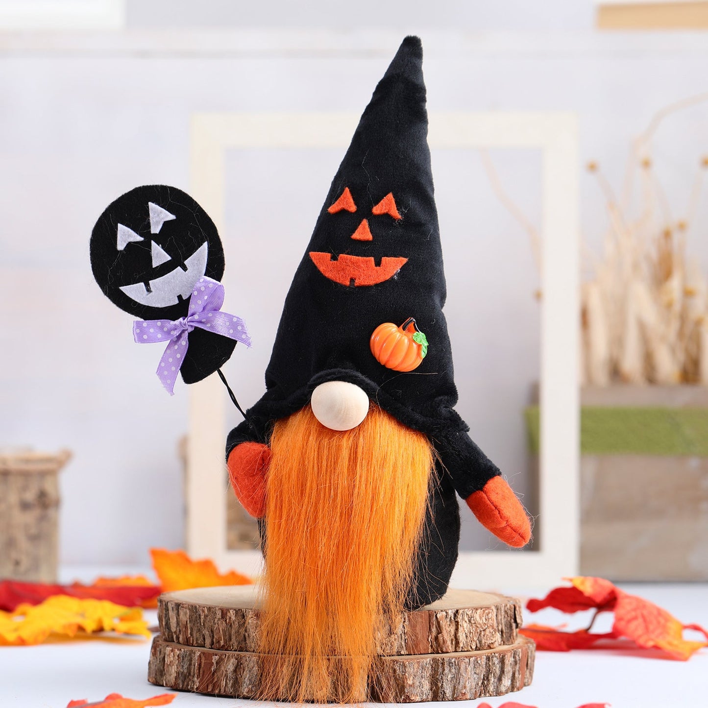 Halloween Black Gnome
