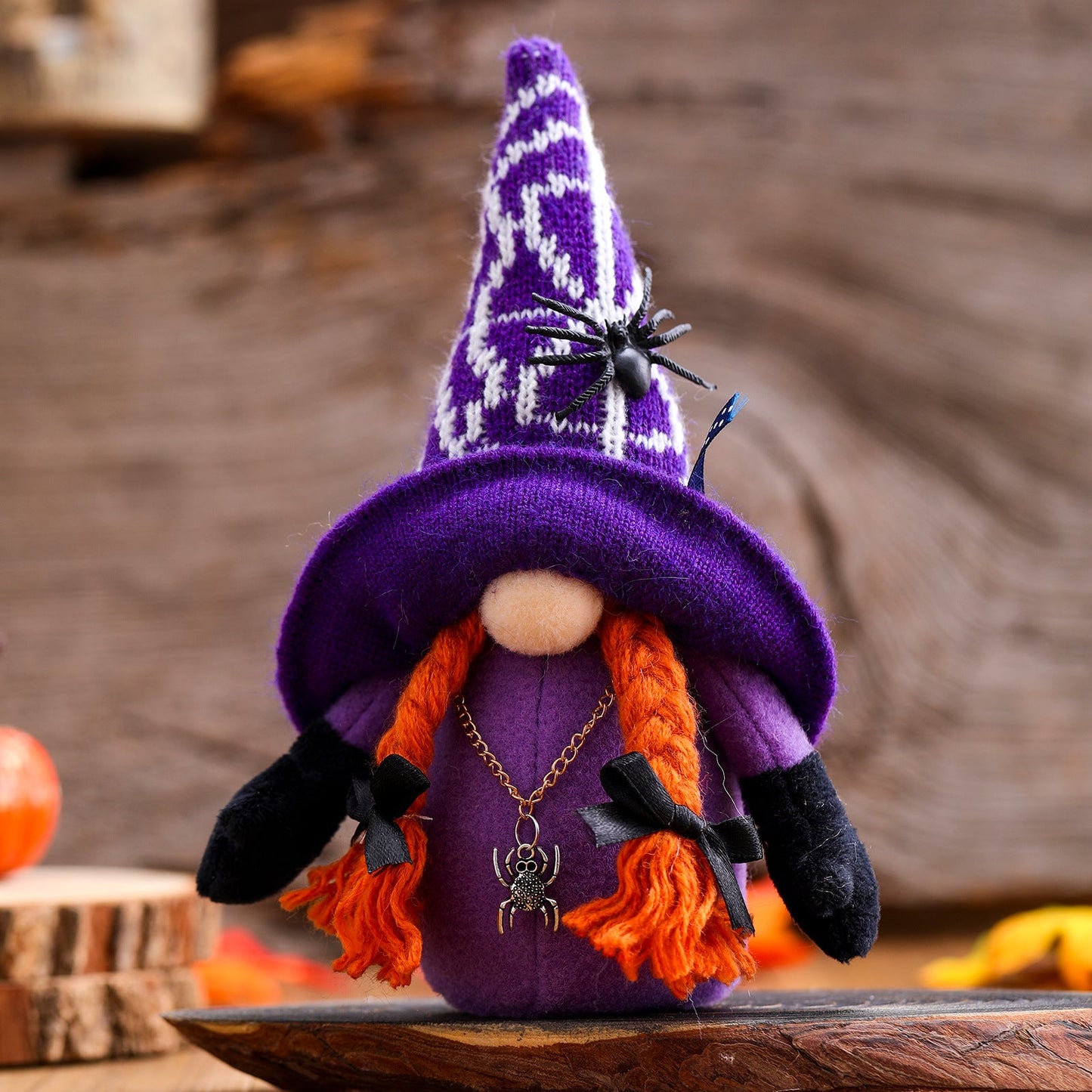 Purple Halloween Gnome