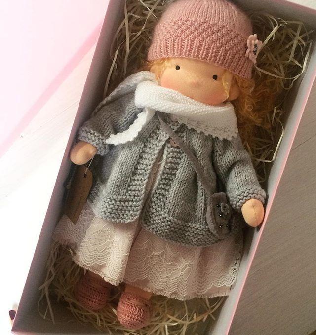 Handmade Knitted Doll - Karen