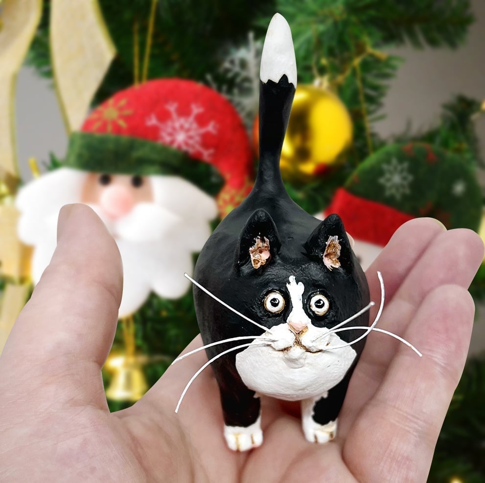 Early Christmas Sale - 49% OFF🎁Kitty Ciniature Sculpture
