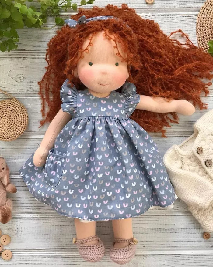 (New) Handmade Waldorf Doll - Nicole