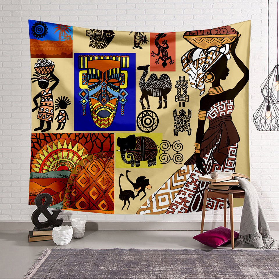 🎁Africa Style Wall Hanging Blanket  ( 49% OFF Today )