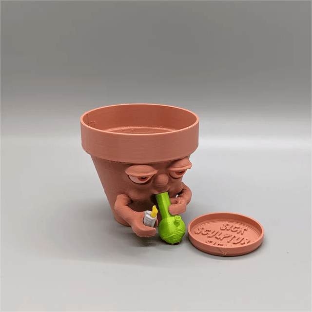 (❤️✨Last Day Promotion - 50%OFF)Pot Smoking Pot planter for succulents or houseplants ripping a bong