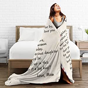 🎁Daughter's Gift - Letter Blanket Gift- Sweet Words To My Daughter (49% OFF TODAY)
