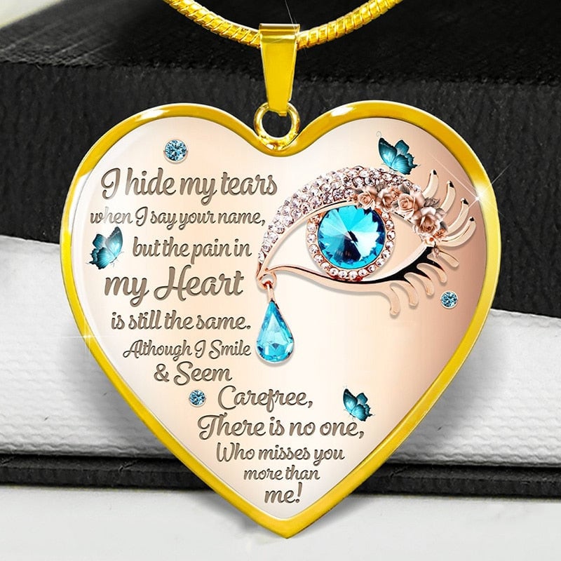 HIDE MY TEARS | MY HEART STOPPED - NECKLACE