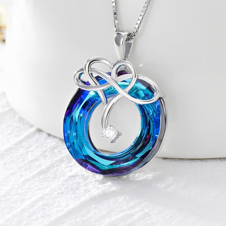 '' I love you to infinity and beyond ''  Love Infinity Necklace