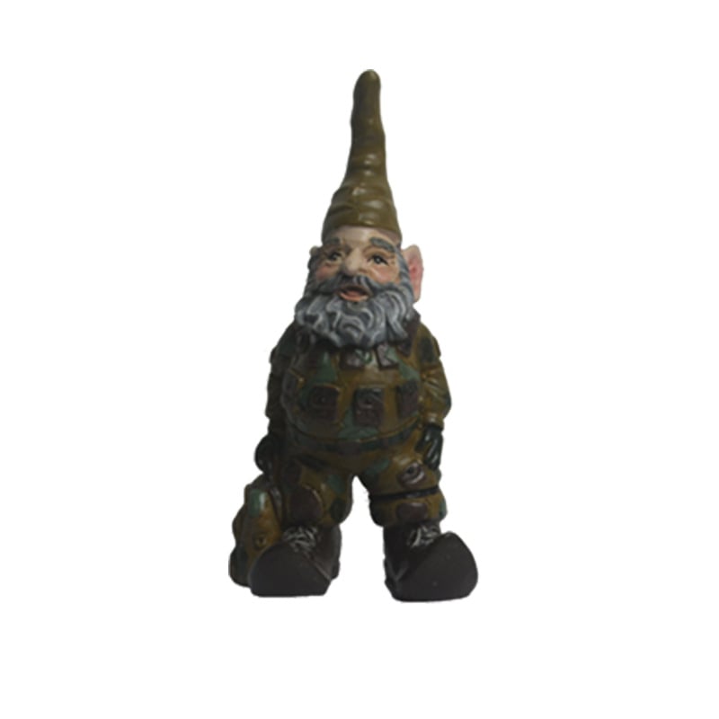 Military Garden Gnomes Statue