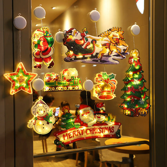 Christmas Window Hanging Lights