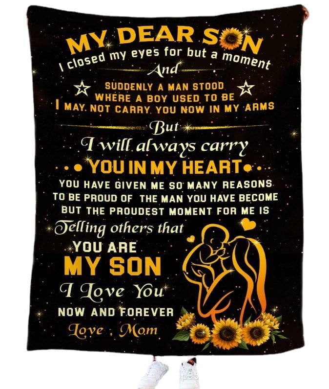 🎁Son's Gift- Warm Gift Blanket (49% OFF TODAY)