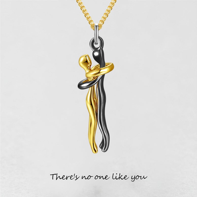 '' There's No One Like You '' Hug Necklace