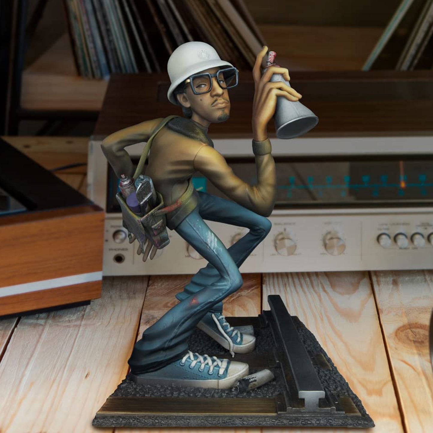 Rap Music Star Craft Sculptures Statue Ornament