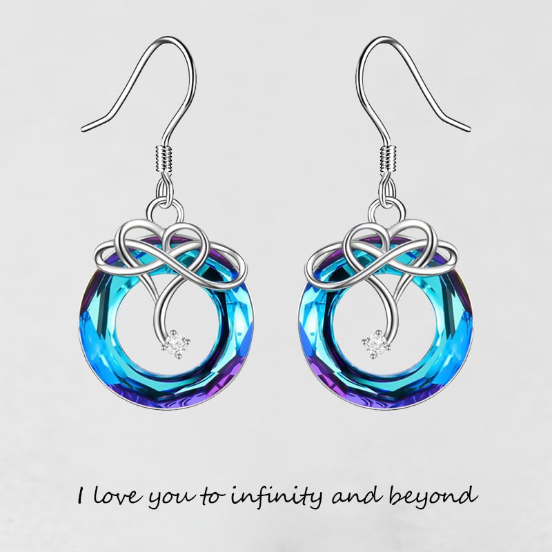 '' I love you to infinity and beyond ''  Love Infinity Necklace