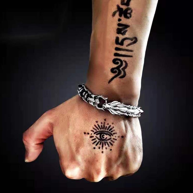 '' Always be yourself '' Dragon Bracelet