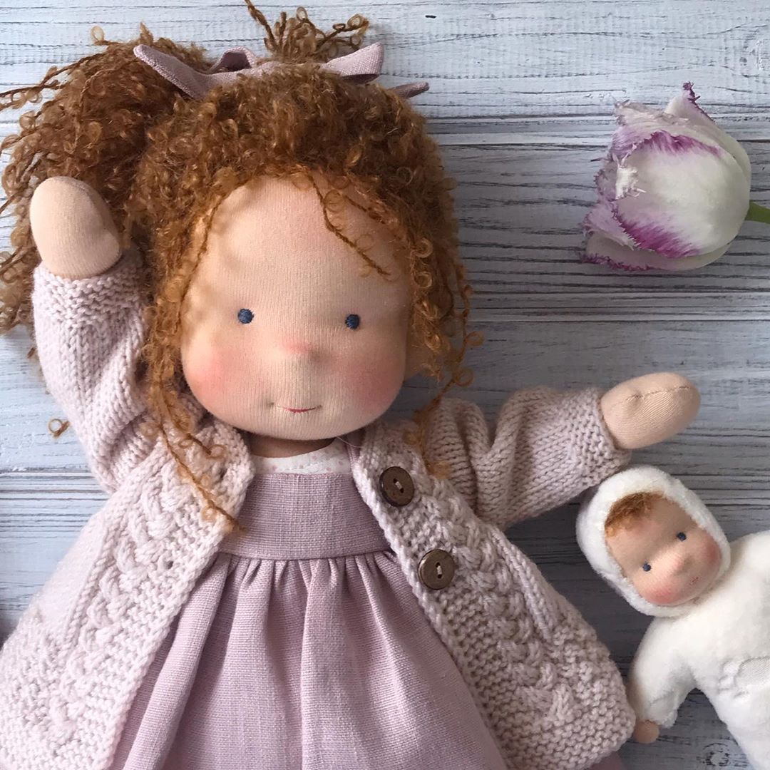 Handmade Knitted Doll - Gail