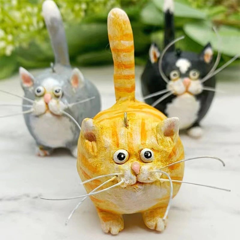 Early Christmas Sale - 49% OFF🎁Kitty Ciniature Sculpture