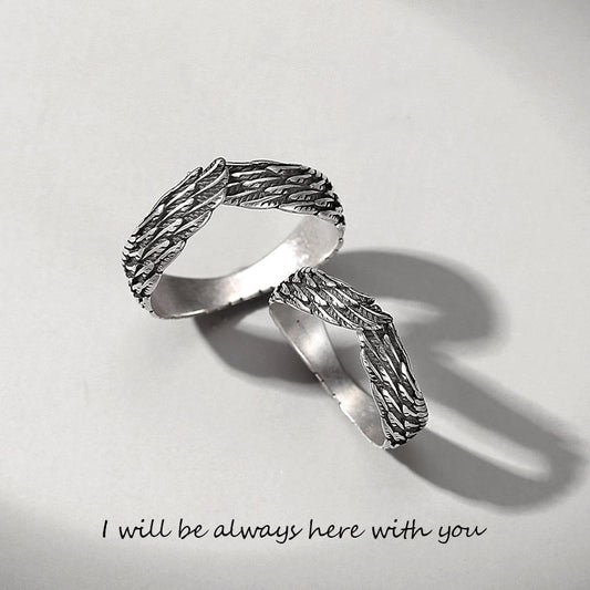 ''I will be always here with you'' Angel Wing's Protect Ring